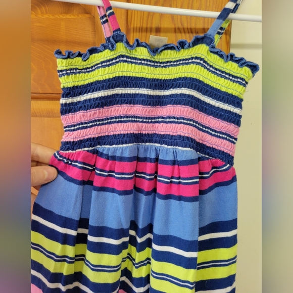 Children's Place striped colorful maxi dress  6 6x - Picture 3 of 6